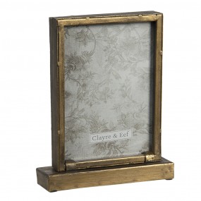 22F0785 Photo Frame 13x18 cm Gold colored Metal Rectangle Picture Frame