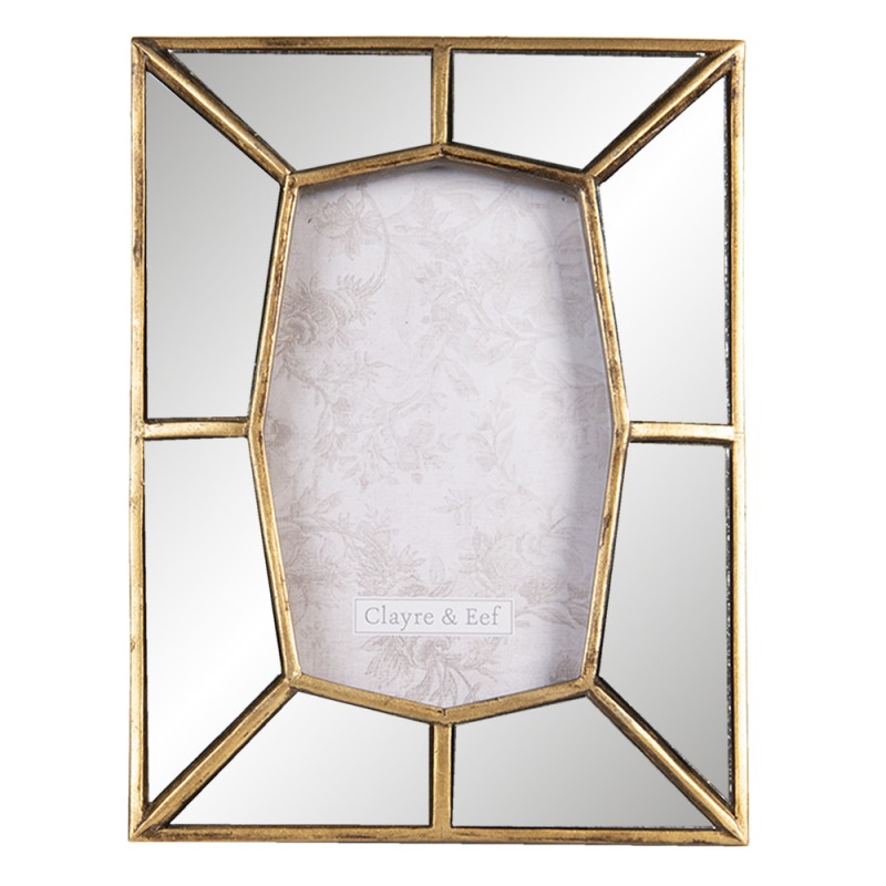 2F0788 Photo Frame 10x15 cm Gold colored Plastic Rectangle Picture Frame