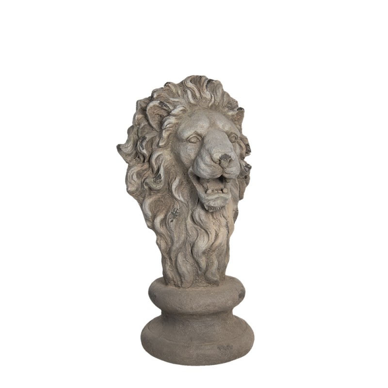 5PR0060 Figurine Lion 67 cm Grey Polyresin