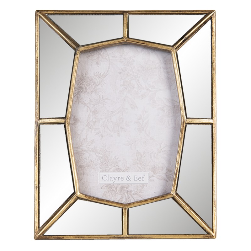 2F0789 Photo Frame 13x18 cm Gold colored Plastic Rectangle Picture Frame
