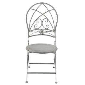 25Y0387 Bistro Set Bistro Table Bistro Chair Set of 3 Ø 70x76 cm Grey Iron Balcony Set