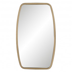 252S139 Mirror 35x60 cm Gold colored Wood Rectangle Large Mirror