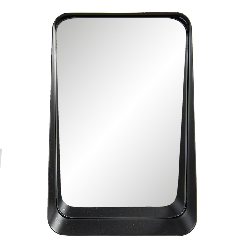 62S217 Mirror 19x29 cm Black Iron Rectangle Large Mirror