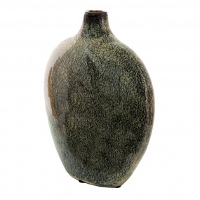 26CE1404 Vase 23x11x26 cm Grün Keramik Dekoration Vase
