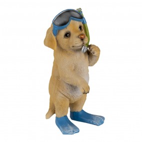 26PR3375 Figurine Dog 11x11x23 cm Brown Polyresin Home Accessories