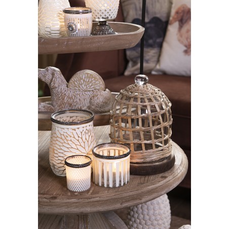 Coaster Rustic Wooden Coaster for Glasses Candles and Cups