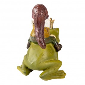 26PR3503 Figurine Frog 7x7x9 cm Green Polyresin Home Accessories