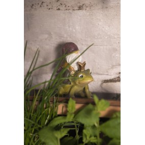 26PR3503 Figurine Frog 7x7x9 cm Green Polyresin Home Accessories