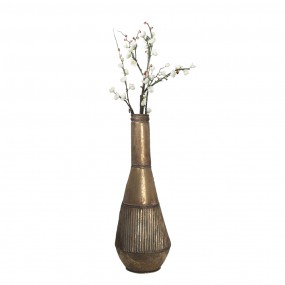 26Y4554 Vase Ø 22x61 cm Kupferfarbig Metall Rund Dekoration Vase
