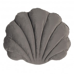 2KG033.007G Decorative Cushion Shell 38x48 cm Grey Polyester Cushion Cover with Cushion Filling