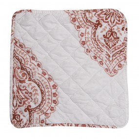 2Q194.020 Federa per cuscino 40x40 cm Bianco Cotone Poliestere Quadrato Copricuscino decorativo