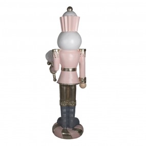 25PR0080 Figurine Nutcracker 178 cm Pink Polyresin