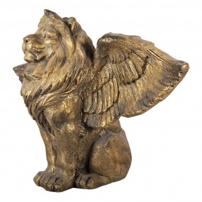 25PR0084GO Figurine Lion 100x50x62 cm Gold colored Polyresin