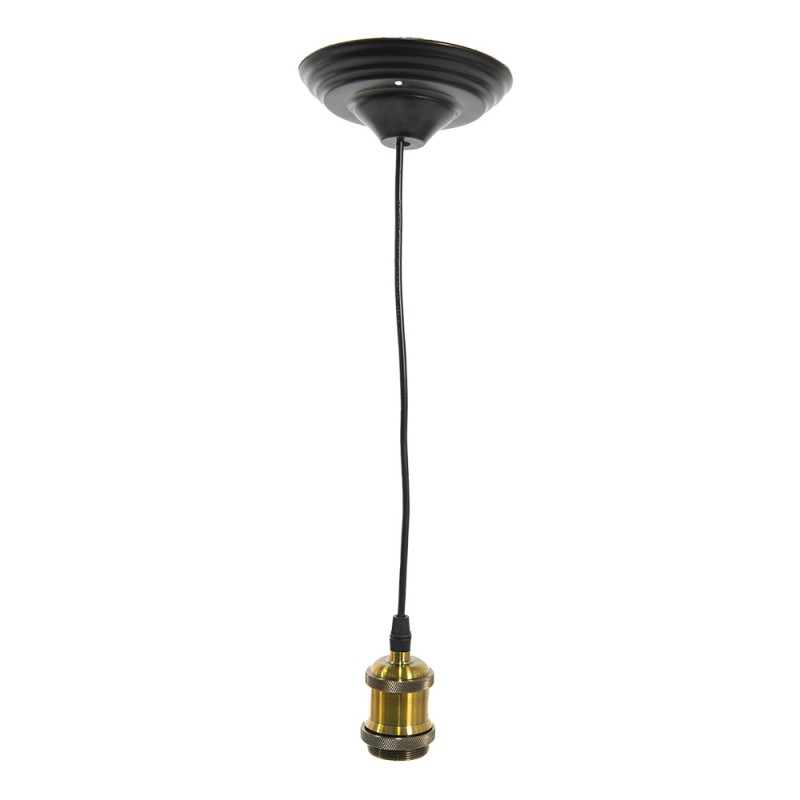 5LL-95GO Pendant Light 150 cm  Gold colored Black Plastic Pendant Lamp