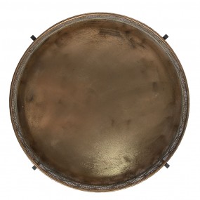 25Y0756 Side Table Ø 60x50 cm Copper colored Iron Round