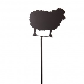 25Y0845 Garden Stake Sheep 25x120 cm Brown Iron Garden Stick