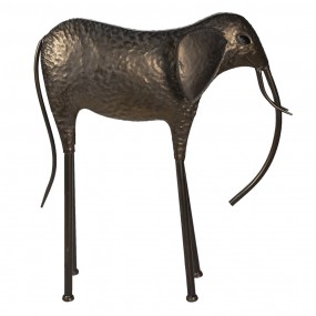25Y0879 Figurine Éléphant 86 cm Couleur cuivre Métal Décoration d'éléphant
