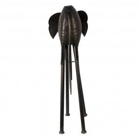 25Y0879 Figur Elefant 86 cm Kupferfarbig Metall Elefant Dekoration