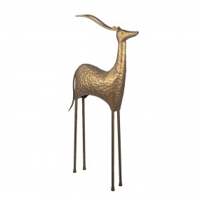 25Y0880 Figur Antilope 130 cm Kupferfarbig Metall