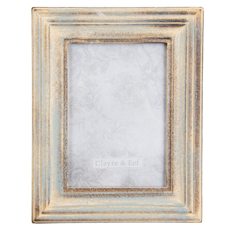 2F0483 Photo Frame 13x18 cm Brown Wood Rectangle Picture Frame