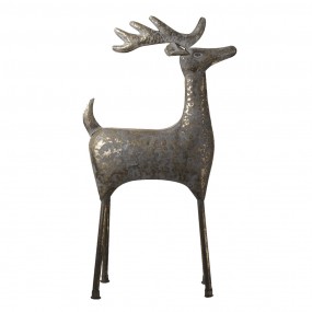 25Y0921 Figurine Deer 79 cm Grey Iron