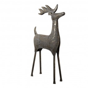 25Y0921 Figurine Deer 79 cm Grey Iron