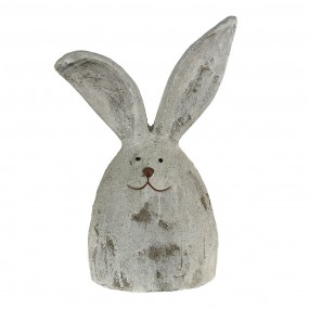 25MG0016 Figurine Rabbit 53 cm Grey Beige Stone