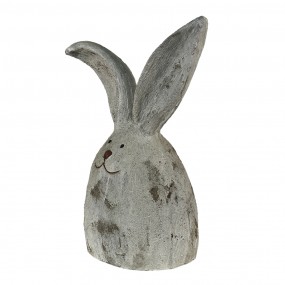 25MG0016 Figur Kaninchen 53 cm Grau Beige Stein
