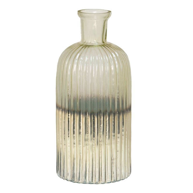 6GL3528 Vase Ø 10x22 cm Couleur or Verre Vase en verre