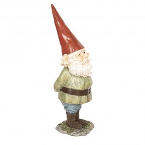 26PR2621 Figurine Gnome 22x13x40 cm Vert Polyrésine Accessoires de maison