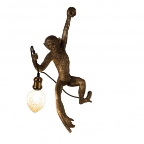 george monkey wall light in gold