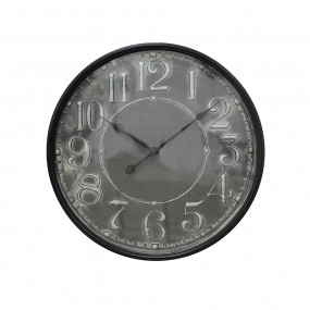 25KL0215 Wall Clock Ø 60 cm Grey Iron Round Hanging Clock
