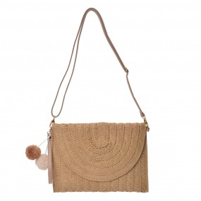 2JZBG0260LCH Women's Handbag 27x20 cm Brown Polyester Bag