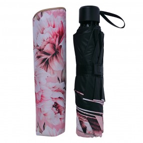 2JZUM0041 Erwachsenen-Regenschirm Ø 95 cm Rosa Polyester Blumen Regenschirm
