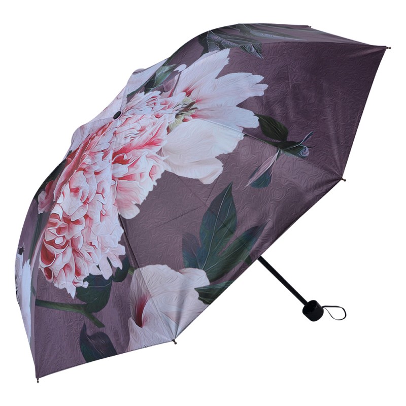 JZUM0043 Paraplu Volwassenen  Ø 95 cm Roze Polyester Bloemen Regenscherm