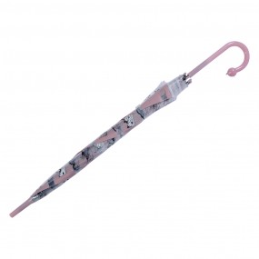 2JZUM0055P Erwachsenen-Regenschirm Ø 60 cm Rosa Kunststoff Katzen Regenschirm