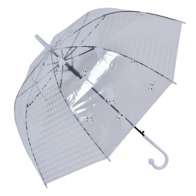 2JZUM0055W Erwachsenen-Regenschirm Ø 60 cm Weiß Kunststoff Katzen Regenschirm