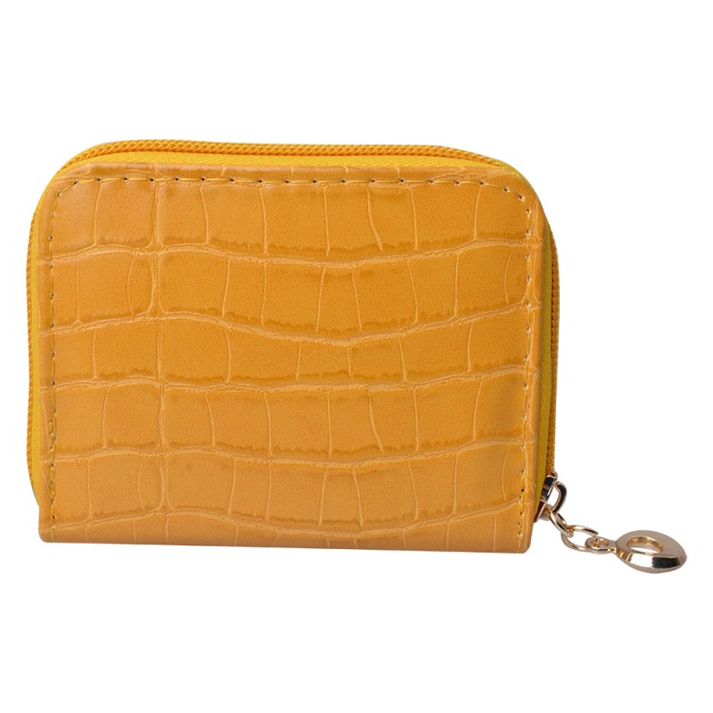 JZWA0125Y Brieftasche 10x8 cm Gelb Kunststoff