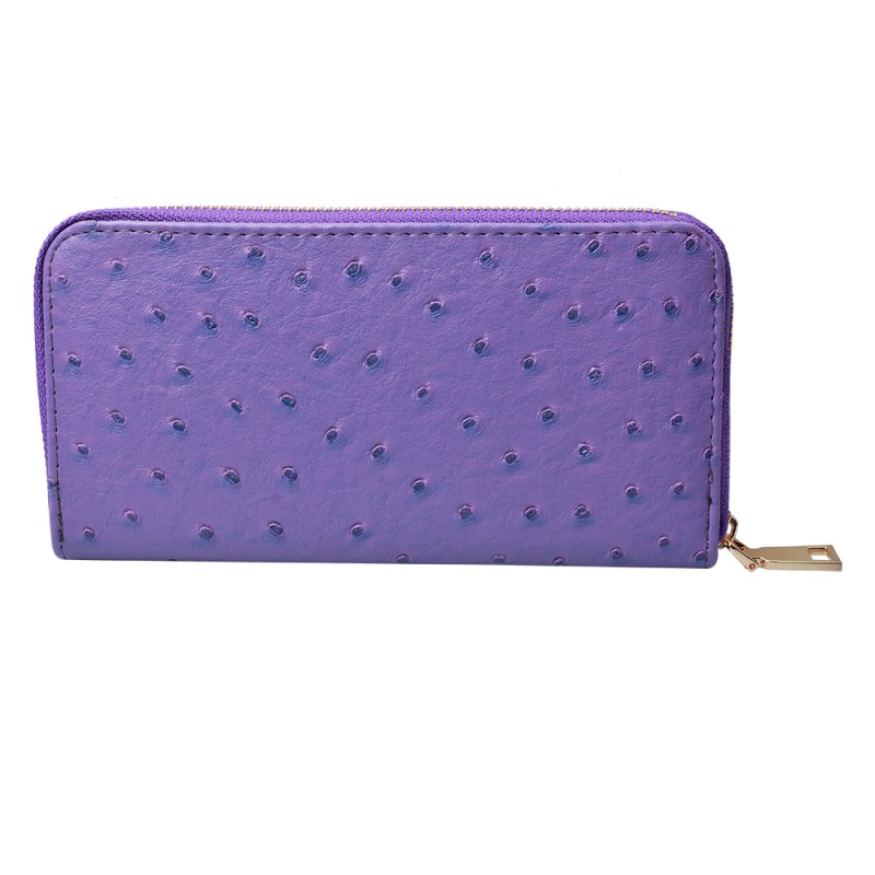 JZWA0127PU Brieftasche 19x9 cm Violett Kunststoff