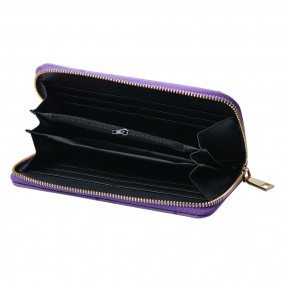 2JZWA0127PU Brieftasche 19x9 cm Violett Kunststoff