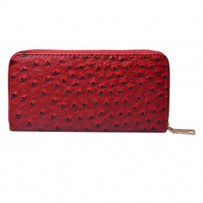 2JZWA0127R Brieftasche 19x9 cm Rot Kunststoff
