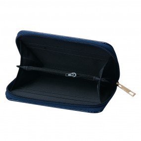 2JZWA0130BL Brieftasche 14x9 cm Blau Kunststoff