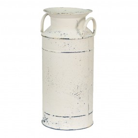 26Y4754 Pot à lait de décoration 21x20x42 cm Beige Fer Pot à lait