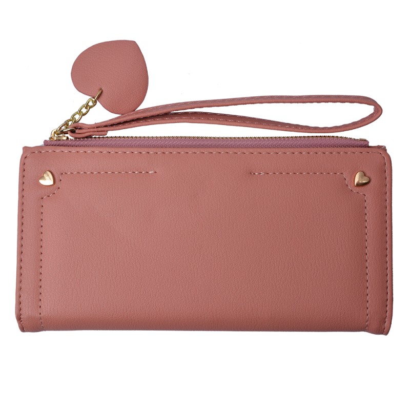 JZWA0133P Brieftasche 19x11 cm Rosa Kunststoff