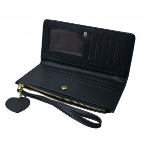 2JZWA0133Z Brieftasche 19x11 cm Schwarz Kunststoff