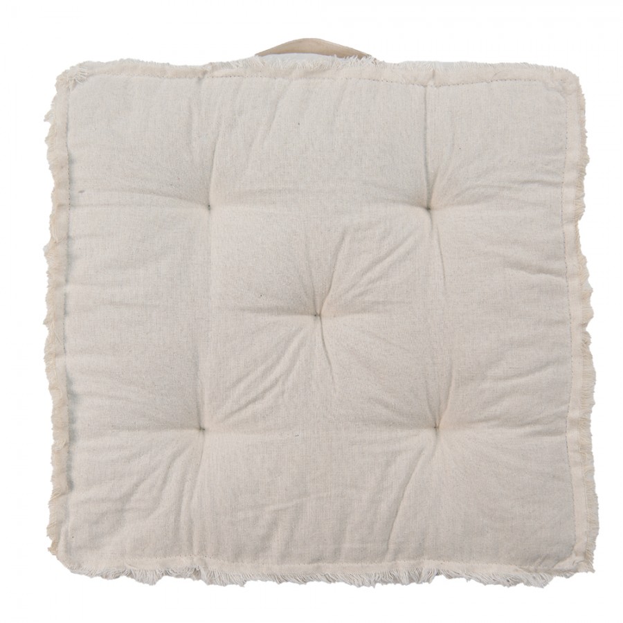 BPD29 Cuscino per sedia in gommapiuma 40x40x4 cm Beige Rosa Cotone Farfalle  Cuscino del sedile