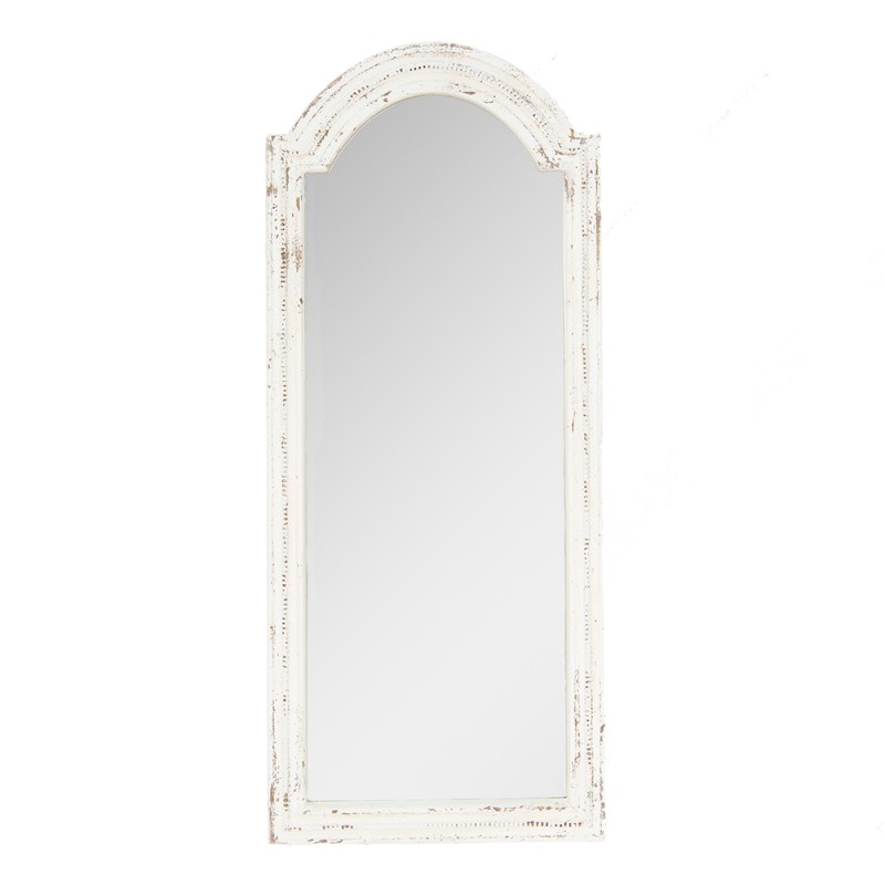 52S281 Miroir 58x135 cm Blanc Gris Bois Grand miroir