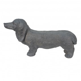 25MG0019 Figurine Dog 74x19x39 cm Grey Stone Home Accessories