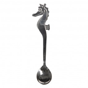 264448ZI Teaspoon 13 cm Silver colored Metal Seahorse Coffee Spoon