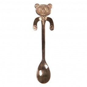 264450RG Teaspoon 12 cm Copper colored Metal Bear Coffee Spoon